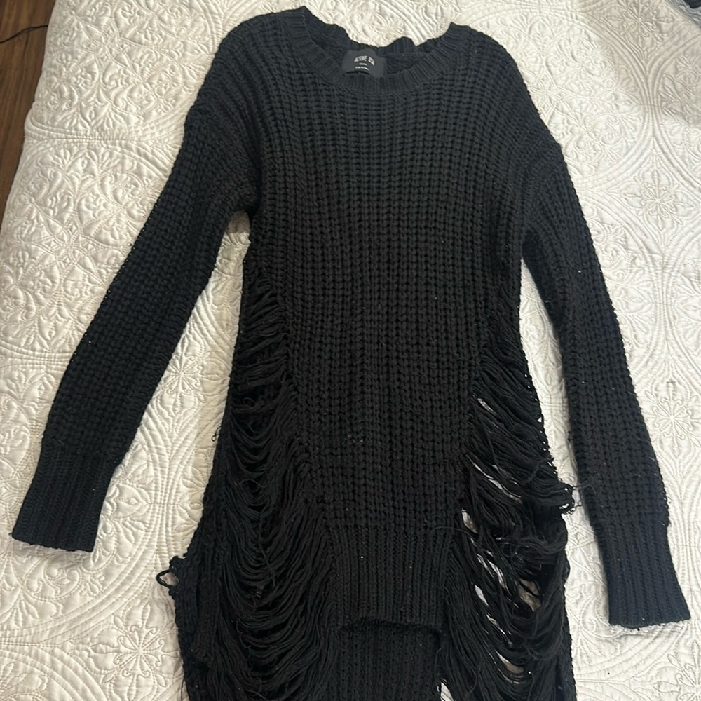Small knit sweater dress